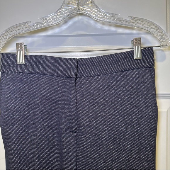 Ann Taylor Navy Woven Wide Leg Trouser Pants size 0 - Picture 4 of 10